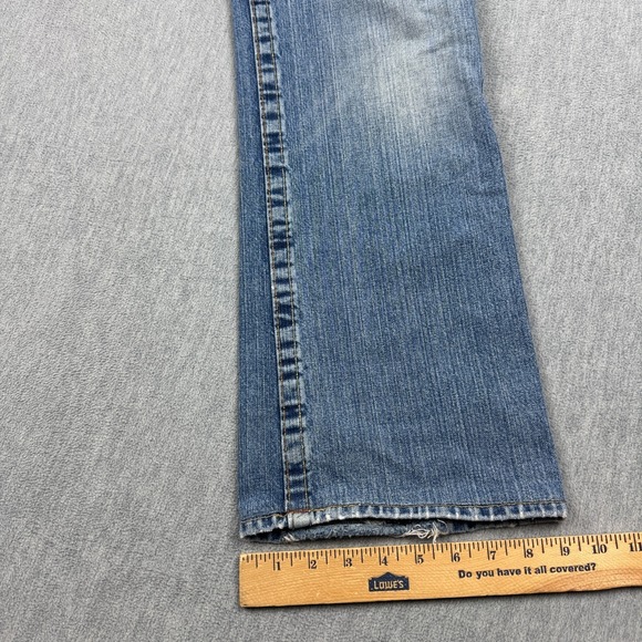 Vintage True Religion Jeans Men 31X33 Fits 32x31 Blue Billy Bootcut Made In USA - Picture 12 of 16